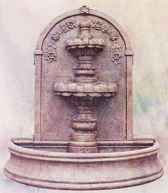 Garden Fountains, Cast Stone Garden Fountain Wall Fountain with Pool